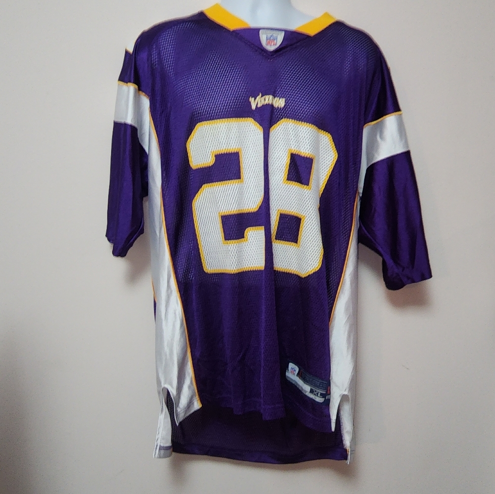 NFL Reebok Minnesota Vickings Peterson Jersey #28 Adult XL